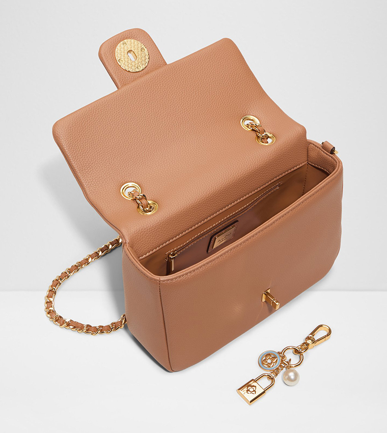 NELLYNE Twist Lock Convertible Shoulder Bag