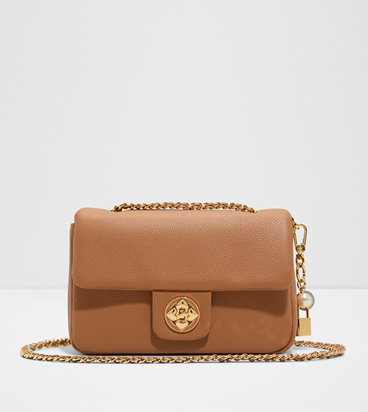 NELLYNE Twist Lock Convertible Shoulder Bag
