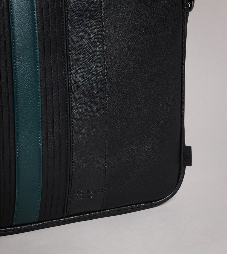 Contrast Trim Messenger Bag