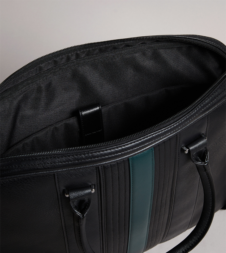 Contrast Trim Messenger Bag