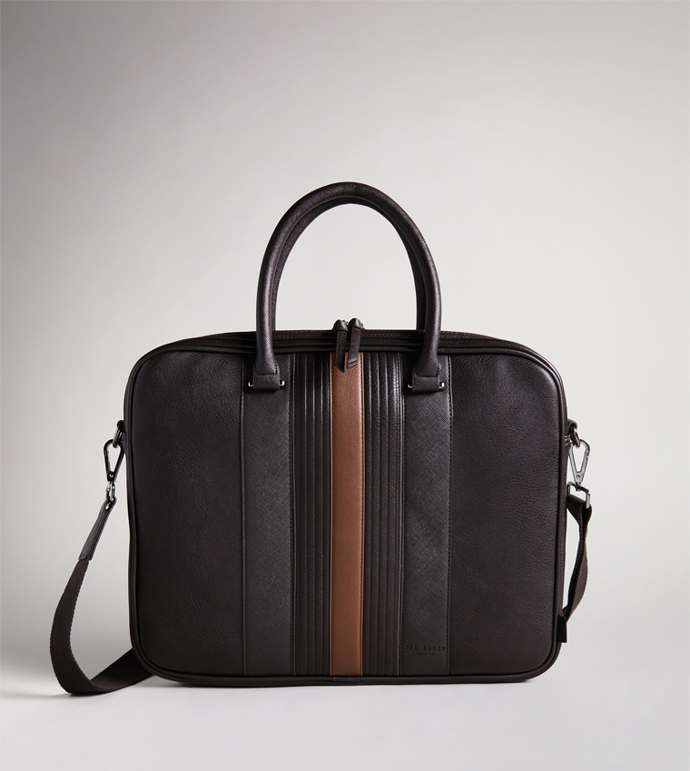 Contrast Trim Messenger Bag