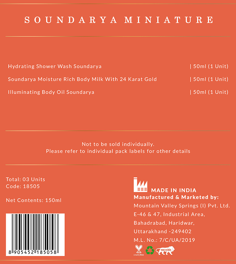 3-Pack Soundarya Miniature Luxury Gift Box (Non-Enchanted)