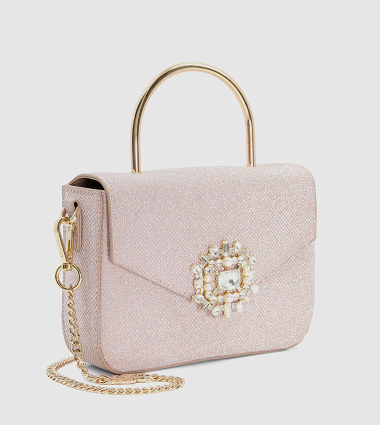 Dune rose cheap gold bag