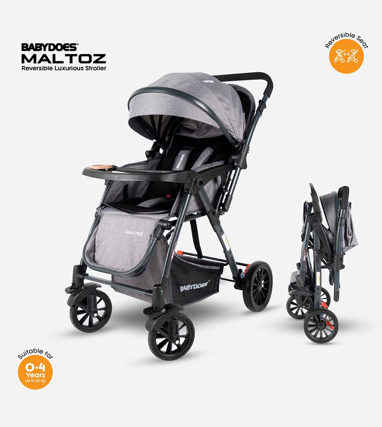 Maltoz 5-Point Harness Baby Stroller (Up To 20 Kg)