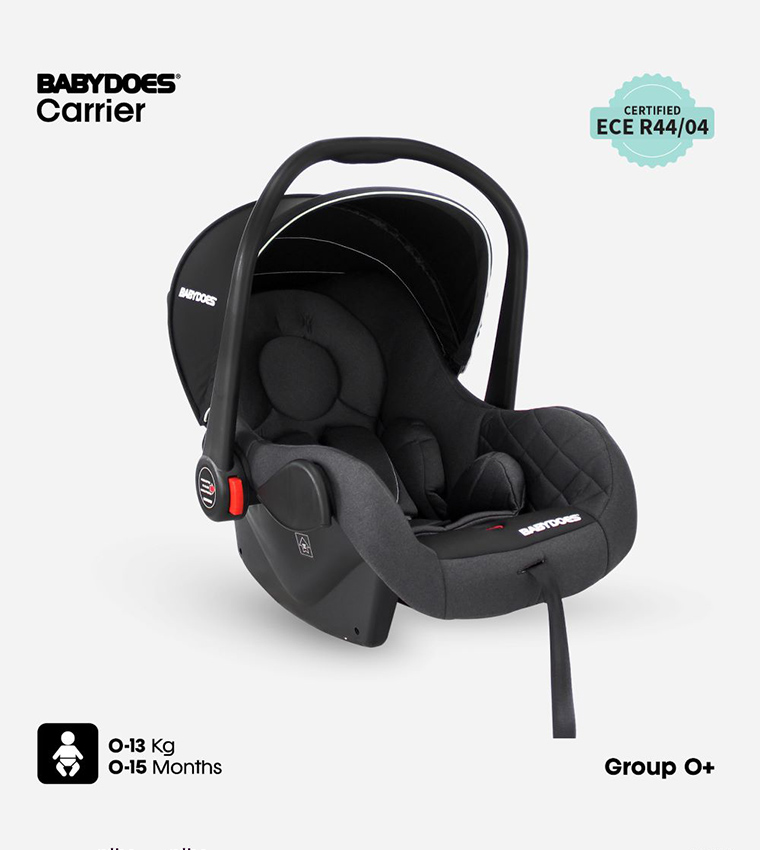 Car Seat Carrier with Full Body Support Cushion (Up to 13 Kg)