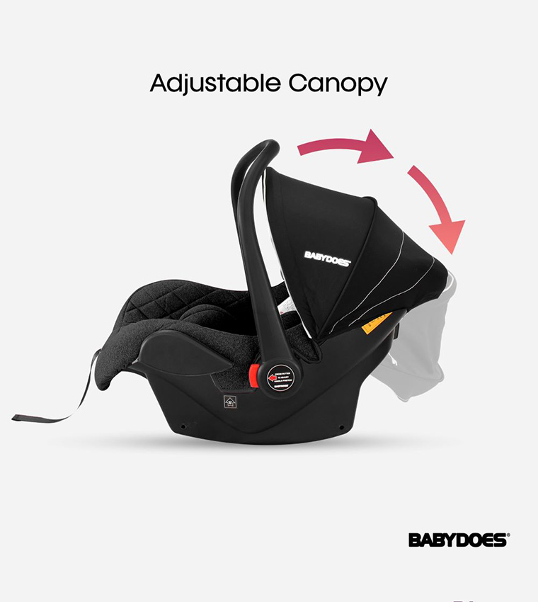 Car Seat Carrier with Full Body Support Cushion (Up to 13 Kg)