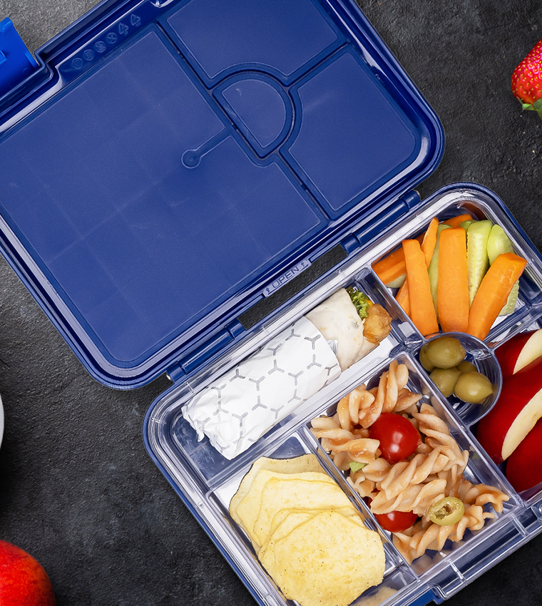5 and 4 Convertible Bento Lunch Box with Sandwich Cutter Set - Eat Sleep Game