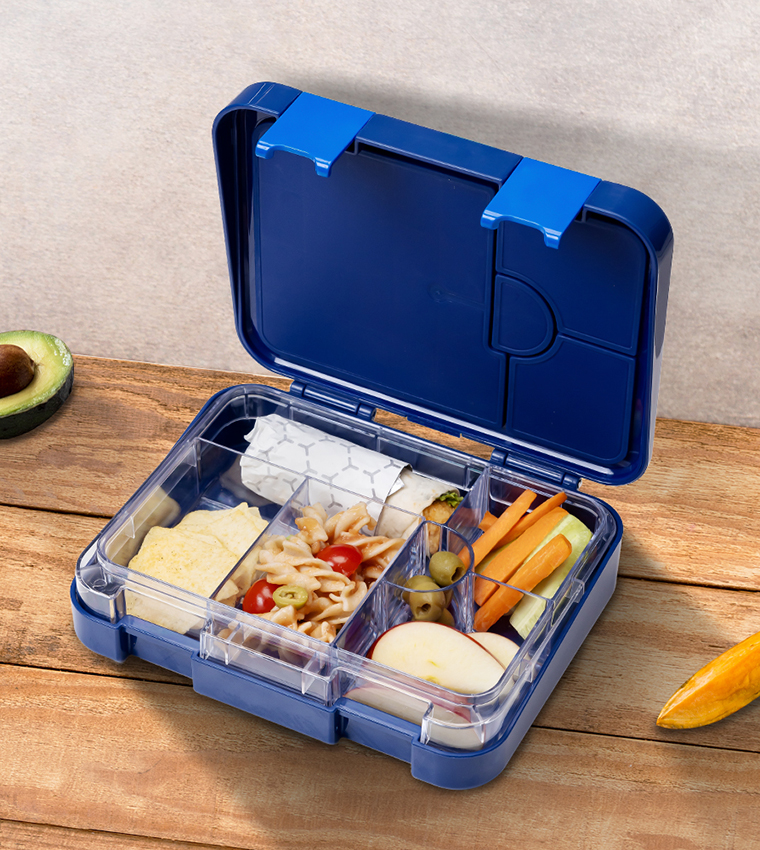 5 and 4 Convertible Bento Lunch Box with Sandwich Cutter Set - Eat Sleep Game