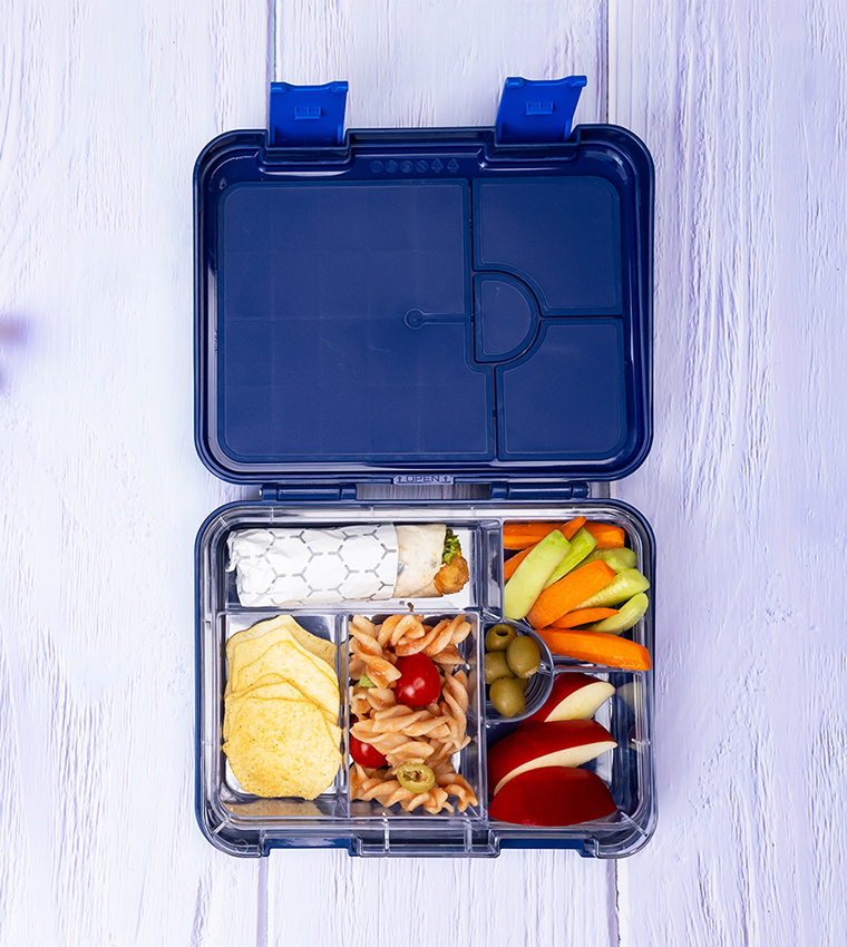 5 and 4 Convertible Bento Lunch Box with Sandwich Cutter Set - Eat Sleep Game
