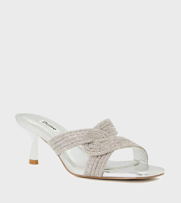 صندل بكعب مزين