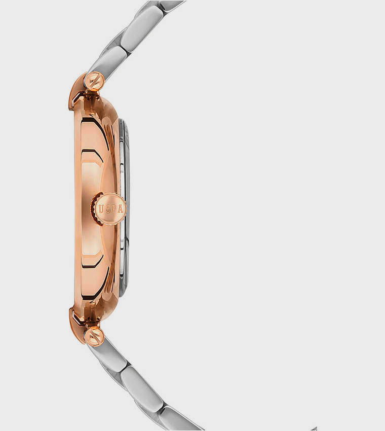 STILE Gold Dial Two-Tone Stainless Steel Strap Watch - 35mm