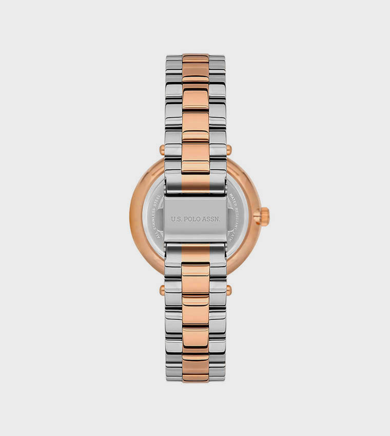 STILE Gold Dial Two-Tone Stainless Steel Strap Watch - 35mm
