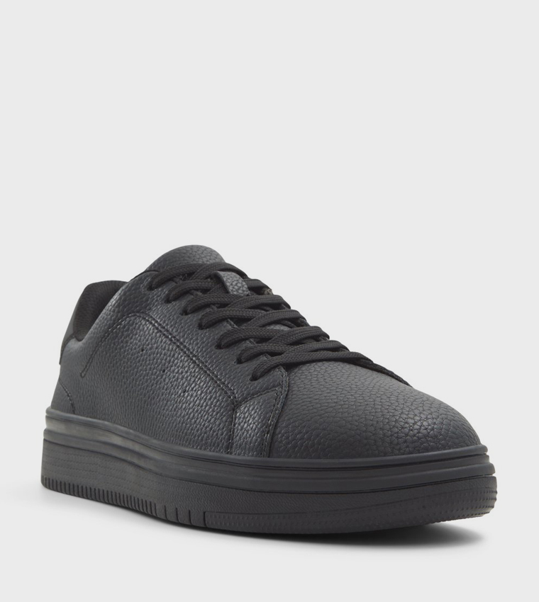 NEWCOMB Round Toe Lace-Up Sneakers