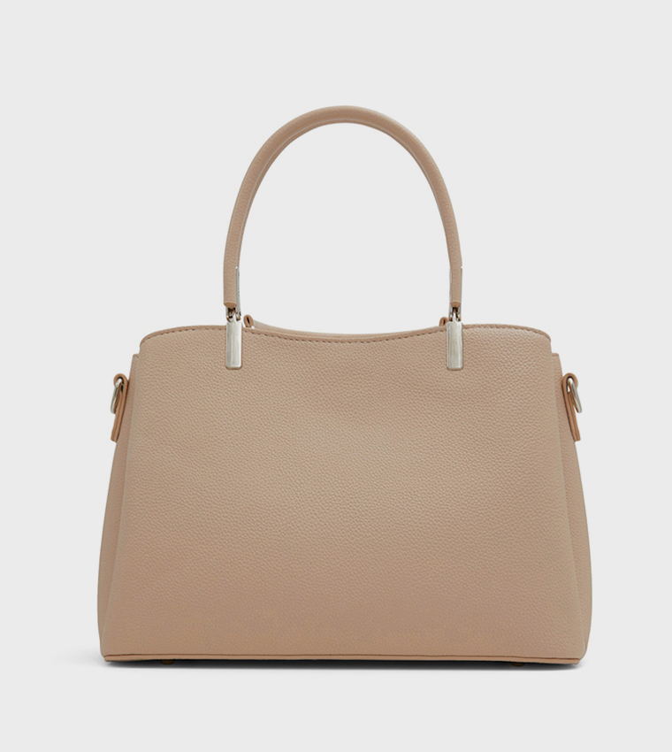 Buy Call It Spring NEXT LEVEL Textured Satchel Bag In Beige 6thStreet Saudi Arabia