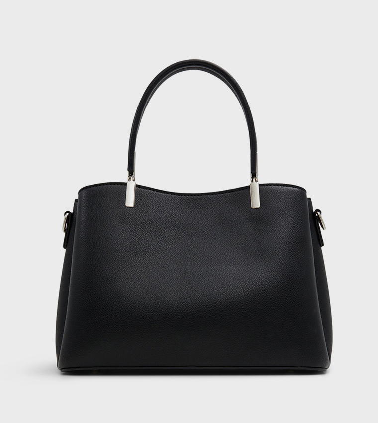 Buy Call It Spring NEXT LEVEL Textured Satchel Bag In Black 6thStreet UAE