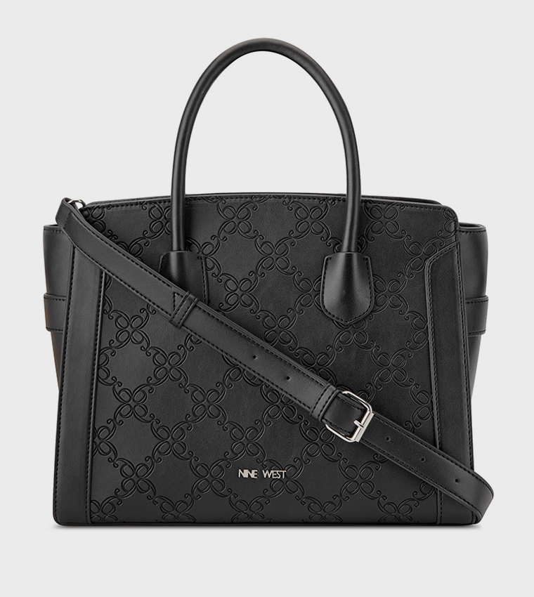 MARGERY Debossed Satchel Bag