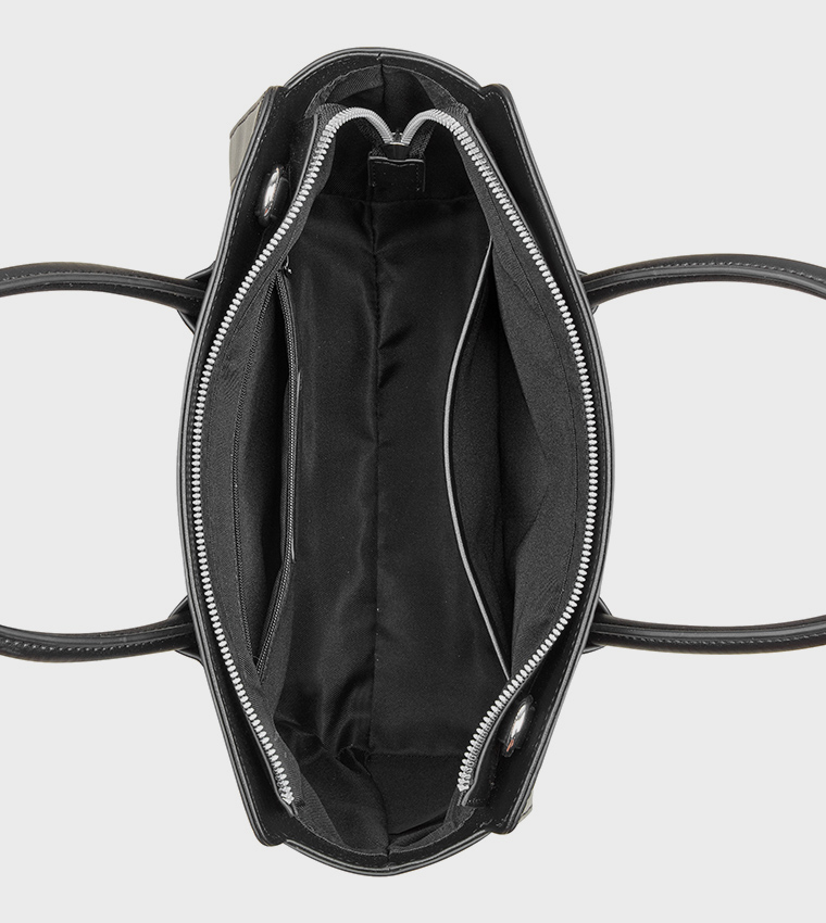 MARGERY Debossed Satchel Bag