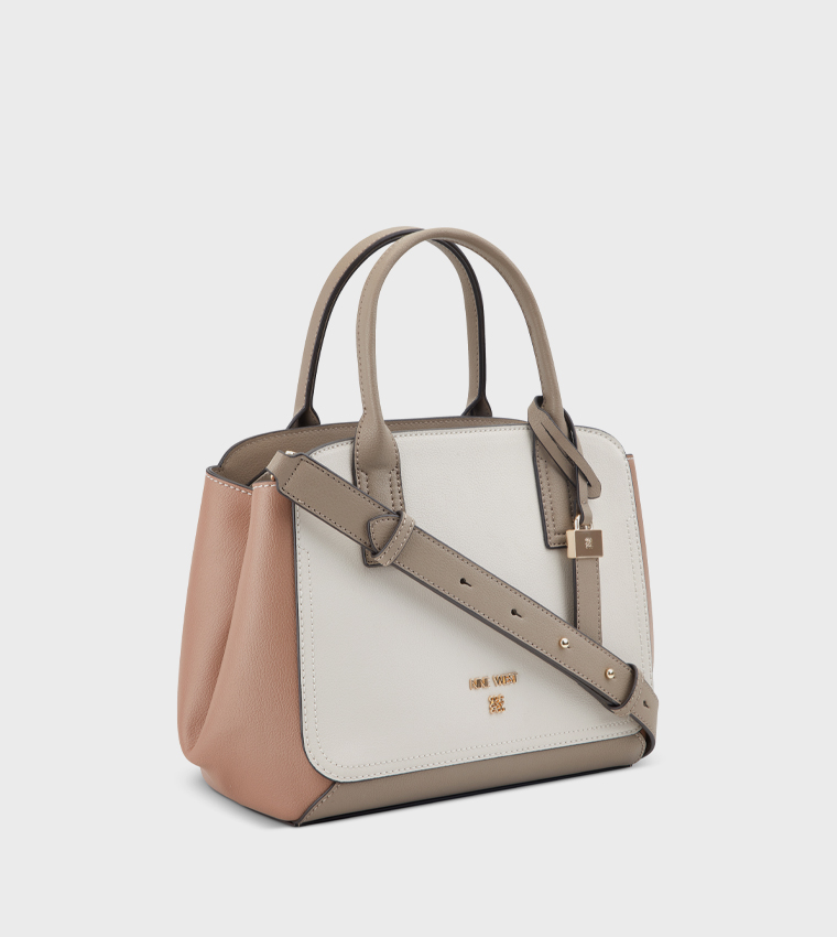 MORDEN Color Block Satchel Bag