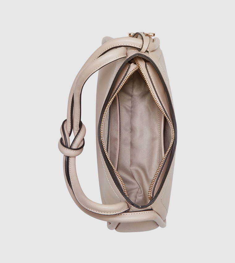 Buy Nine West ENYA Logo Detail Shoulder Bag In Beige | 6thStreet UAE