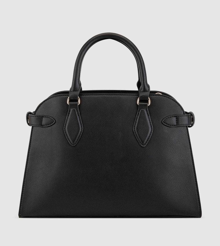 GRAHAM Logo Detail Satchel Bag