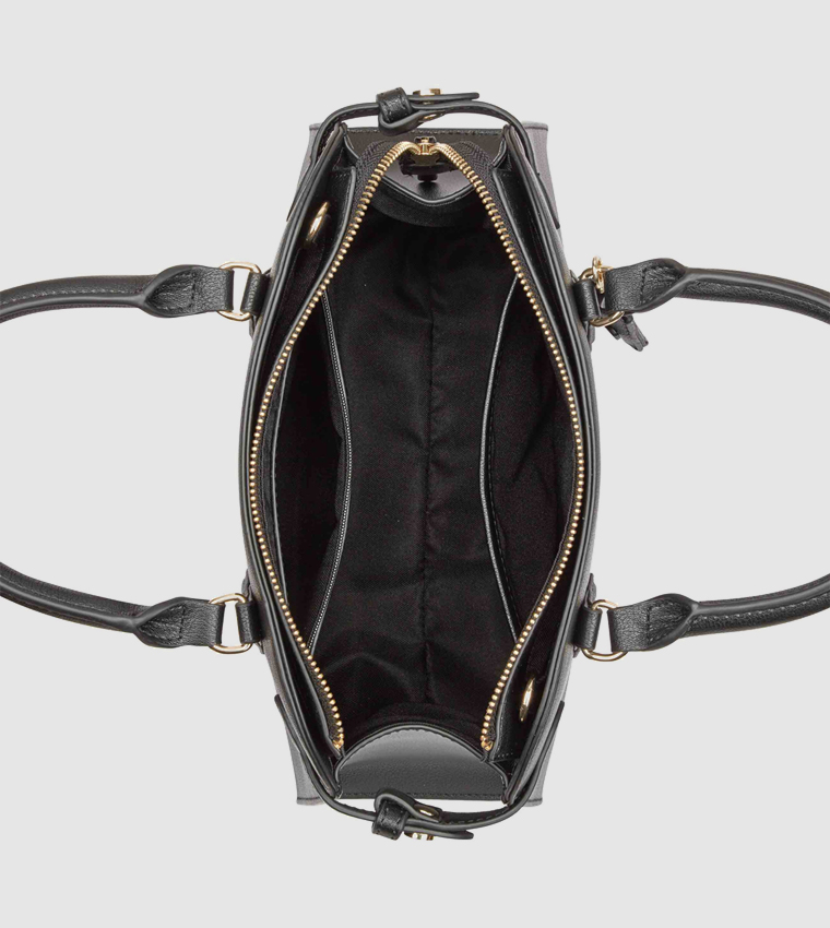 GRAHAM Logo Detail Satchel Bag