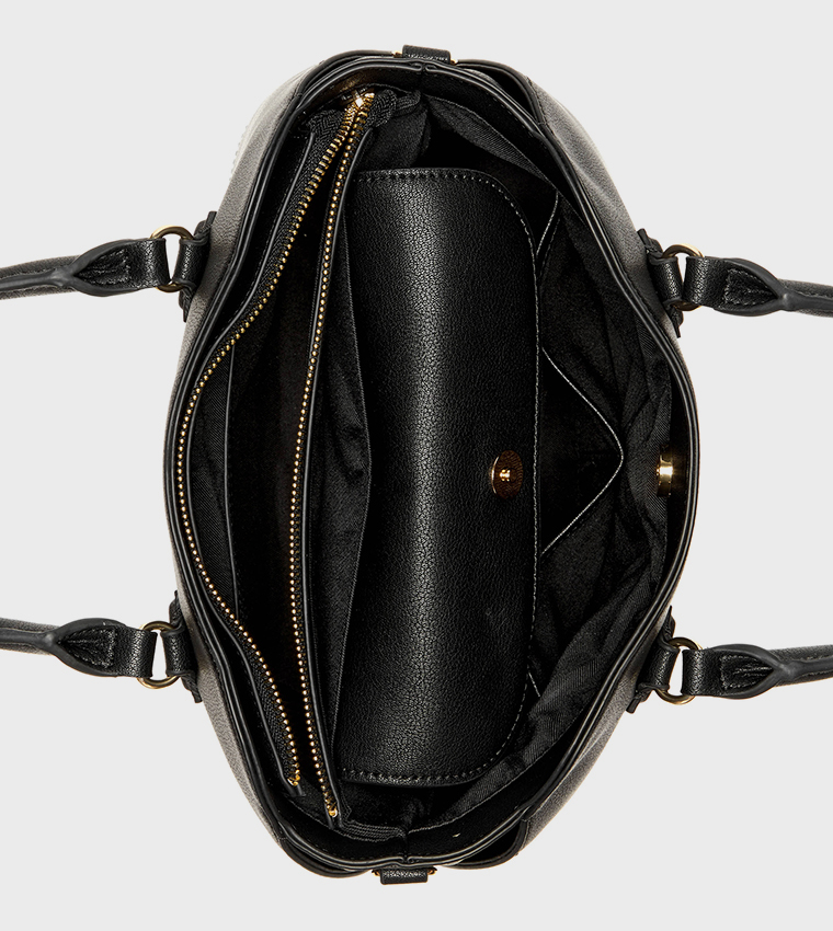 BRECKEN 2 Textured Satchel Bag