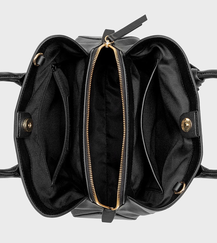 LAKELYN Textured Satchel Bag