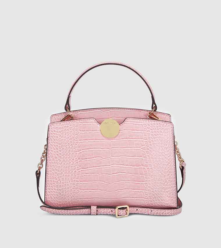 Buy Nine West Tatum Small Satchel Peony In PEONY 6thStreet Qatar