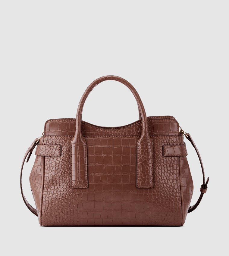 MARGAUX Elite Textured Satchel Bag