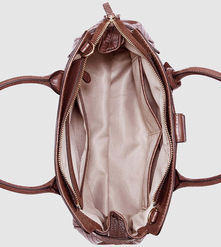 MARGAUX Elite Textured Satchel Bag
