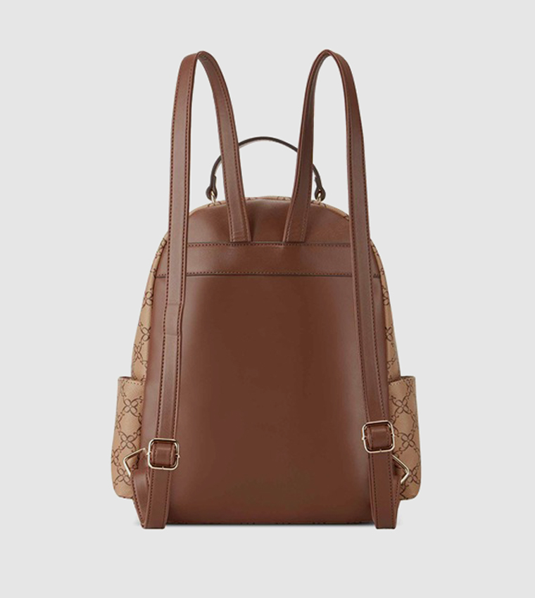 Buy Nine West DOLORES Monogram Patterned Backpack In Brown