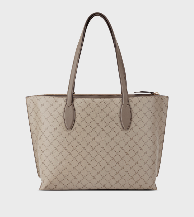 GRADY Monogram Patterned Tote Bag