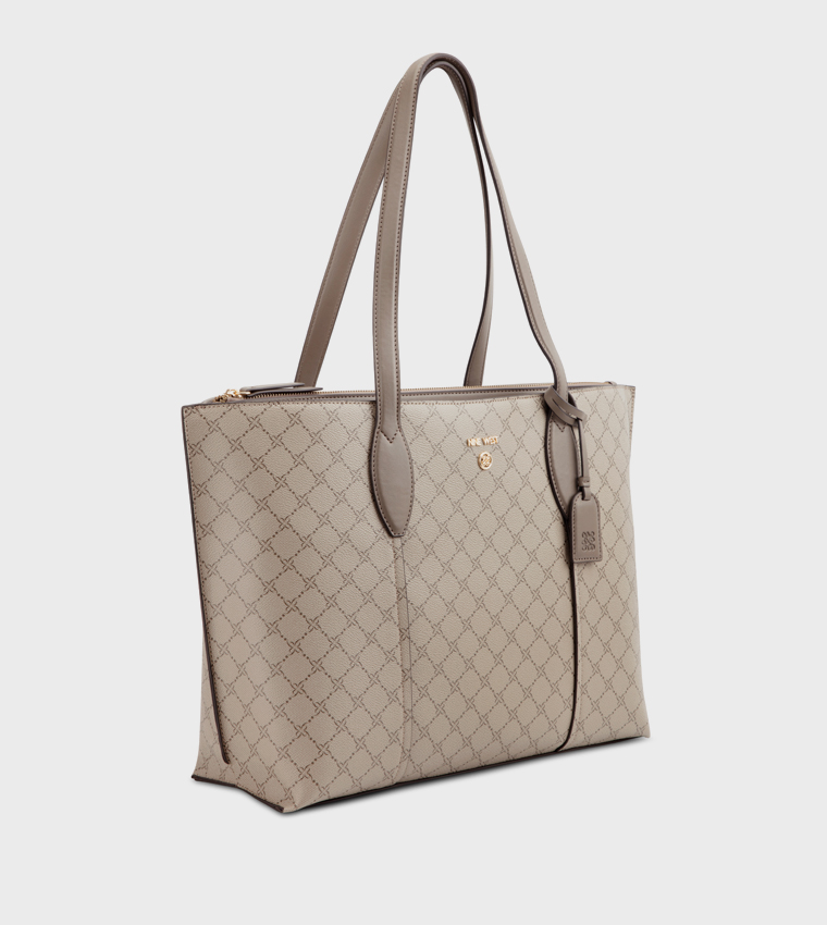 GRADY Monogram Patterned Tote Bag