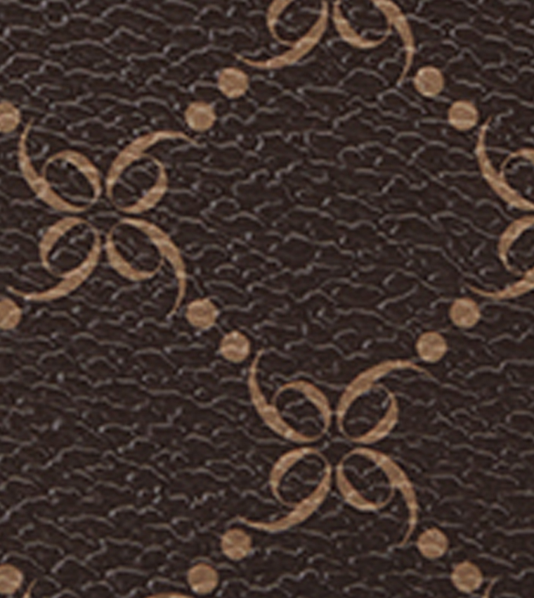 DELAINE Patterned Logo Detail Crossbody Bag