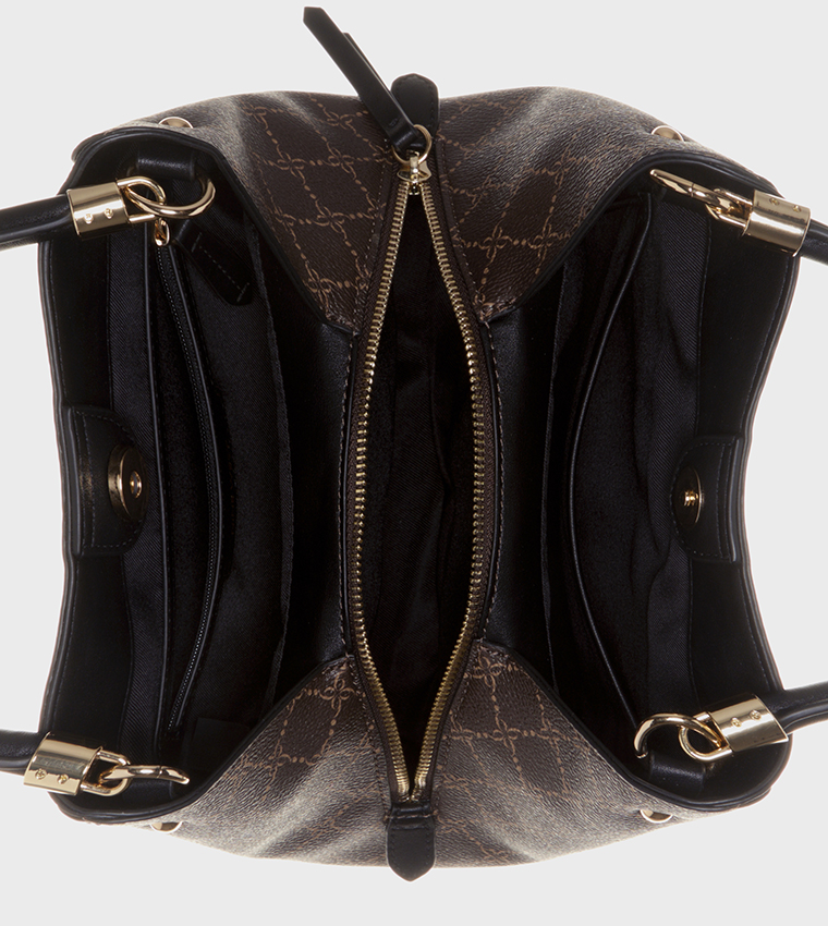 ETTA Jet Set Patterned Shoulder Bag