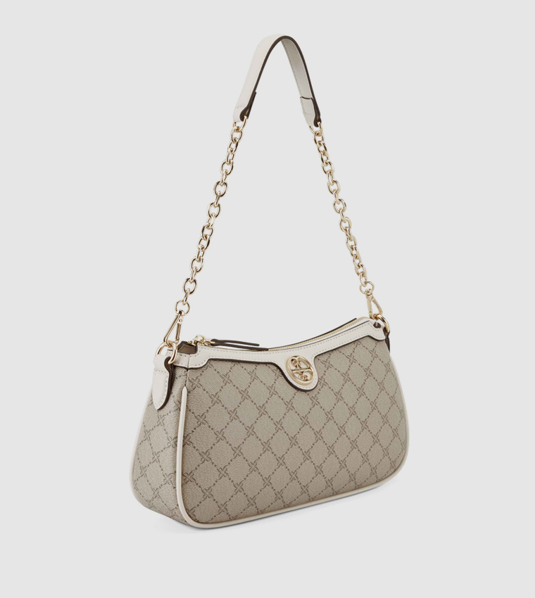 AYDIN Patterned Logo Detail Shoulder Bag
