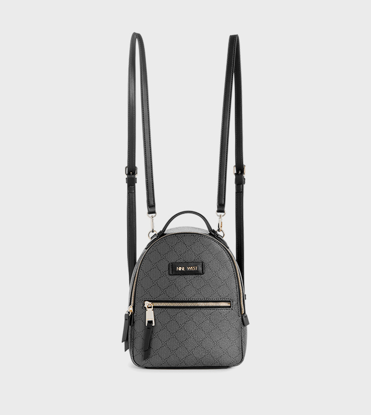 Nine west backpack grey on sale