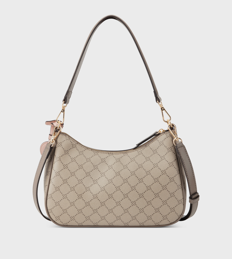 CAIREANN Monogram Patterned Shoulder Bag
