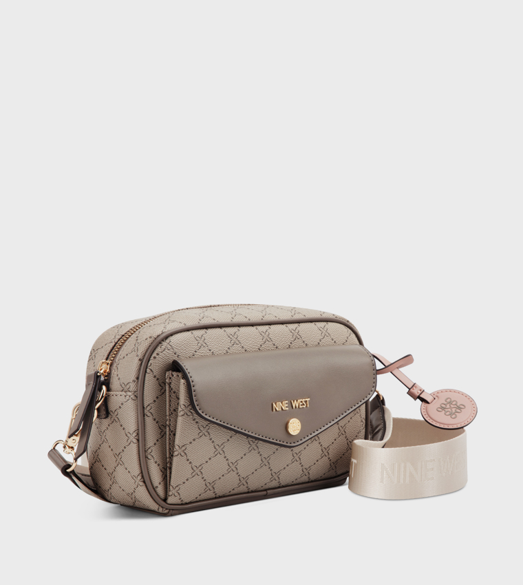 CAIREANN Monogram Patterned Crossbody Bag