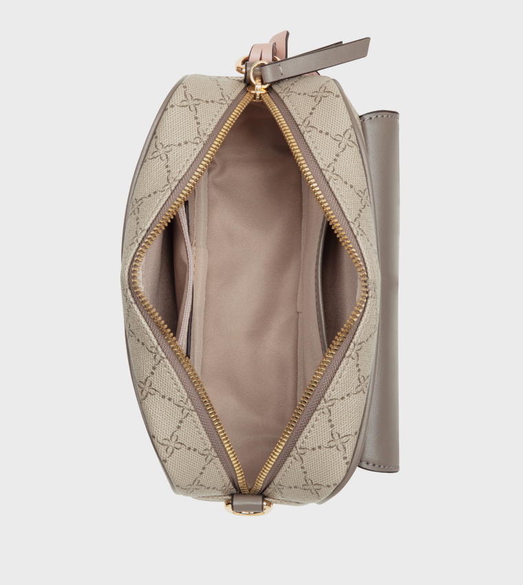 CAIREANN Monogram Patterned Crossbody Bag