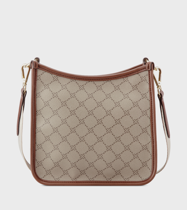 NALINI Monogram Patterned Crossbody Bag
