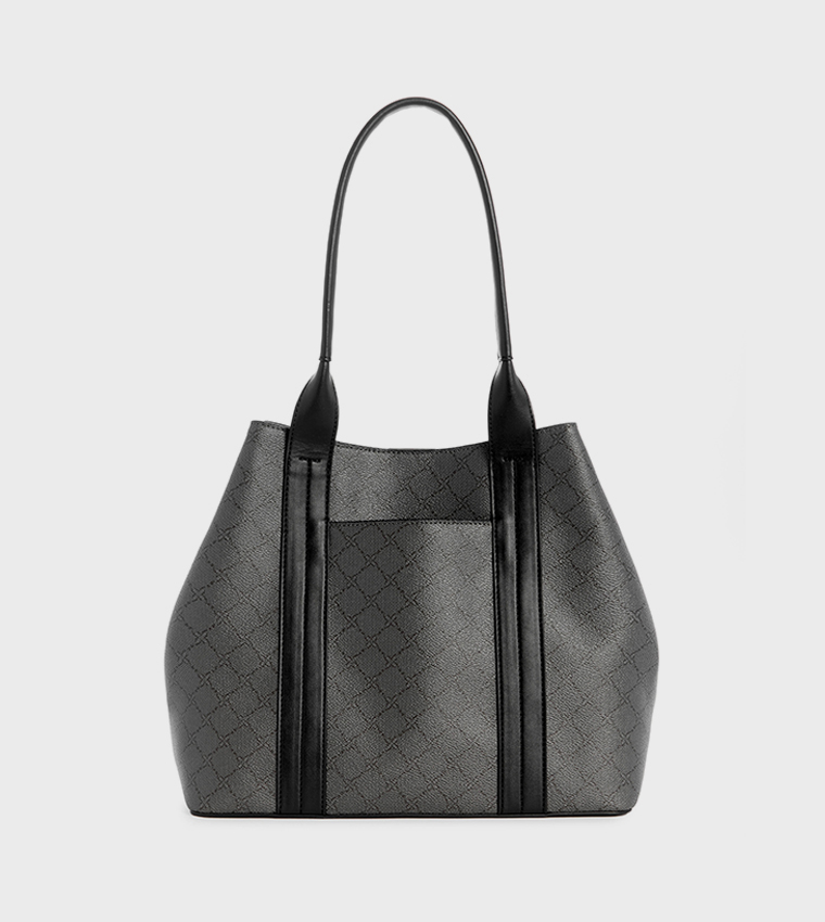 KYNDALL Patterned Tote Bag with Pouch