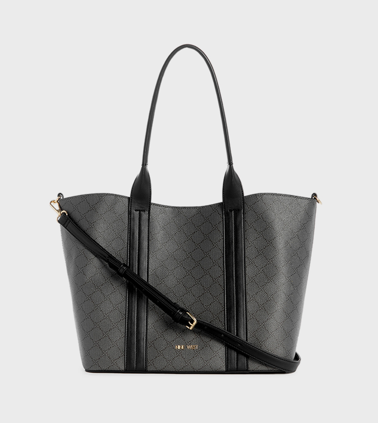KYNDALL Patterned Tote Bag with Pouch