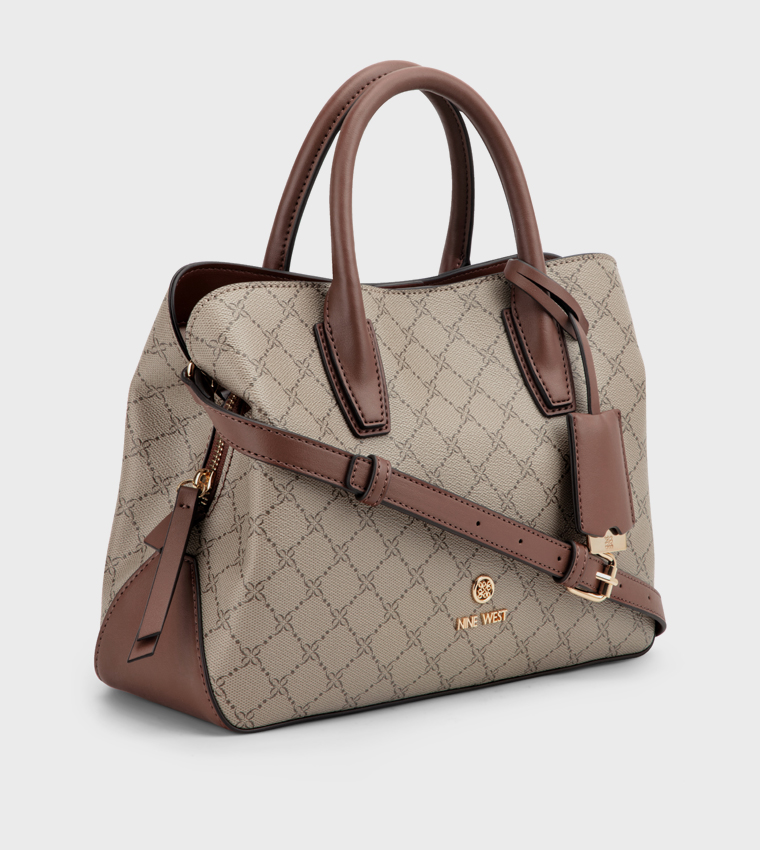 LAKELYN Monogram Patterned Satchel Bag
