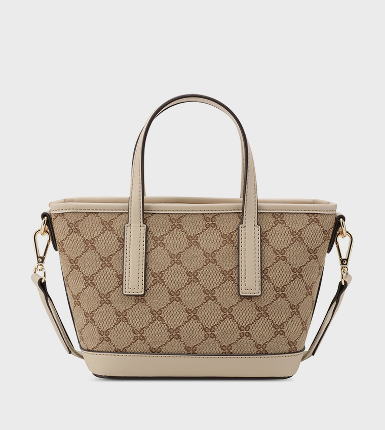 AVAYA Patterned Mini Tote Bag with Pouch