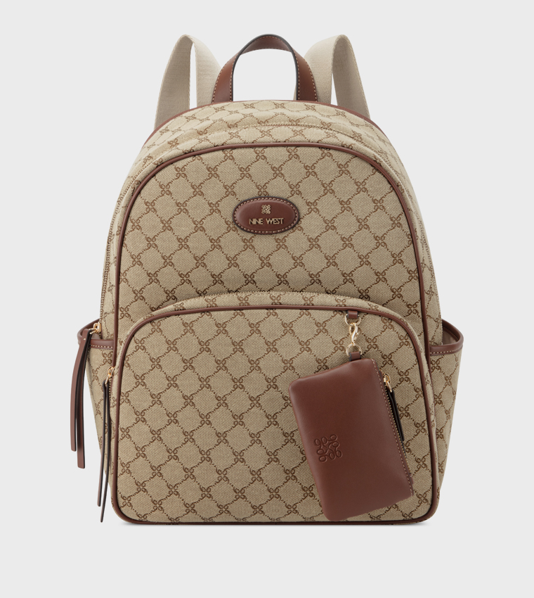 MAELYS Monogram Patterned Backpack