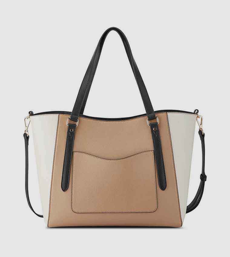 Buy Nine West JORDII TRAP Tote Bag Set In Beige | 6thStreet UAE