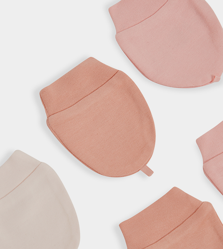 3-Pack Solid Mittens