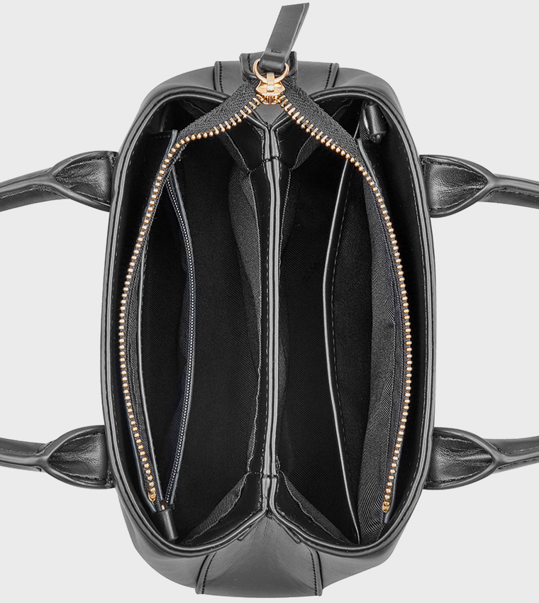 DONELLA Logo Metal Mini Satchel Bag