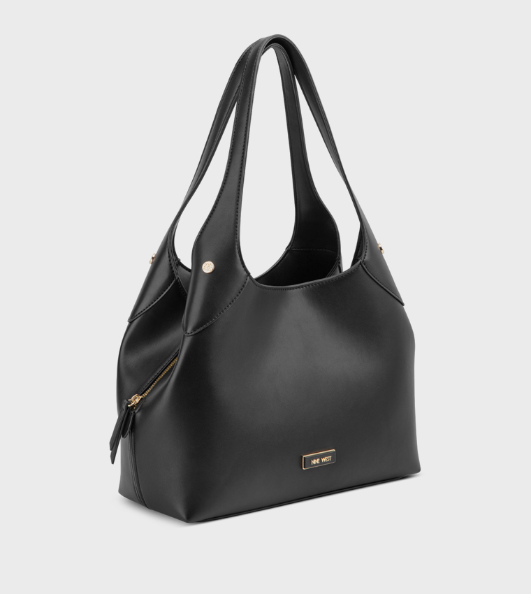 EAMON Textured Shoulder Bag